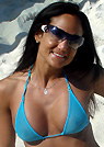 vanessa in a malibu strings bikini