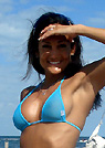vanessa in a malibu strings bikini