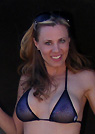 whitney in a malibu strings bikini