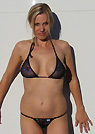 whitney in a malibu strings bikini