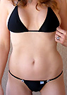 whitney in a malibu strings bikini