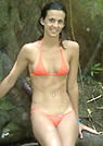 ashley in a malibu strings bikini