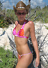 ashleym in a malibu strings bikini