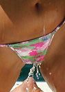 jaden in a malibu strings bikini