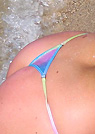 jenny in a malibu strings bikini